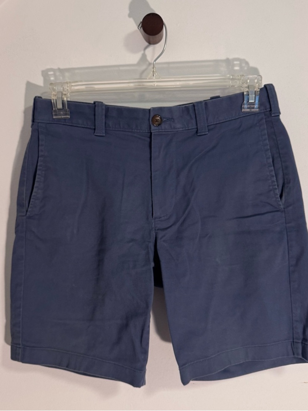 J. Crew Flat Front Chino Shorts - Navy Blue